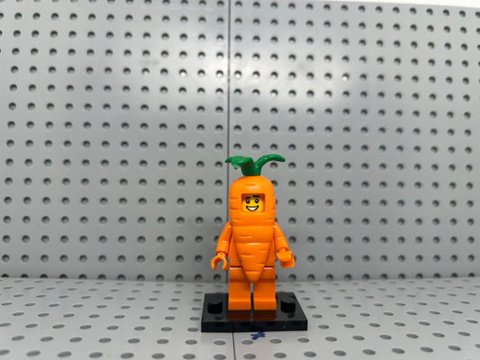 Carrot Costume Custom Block-Style Figure
