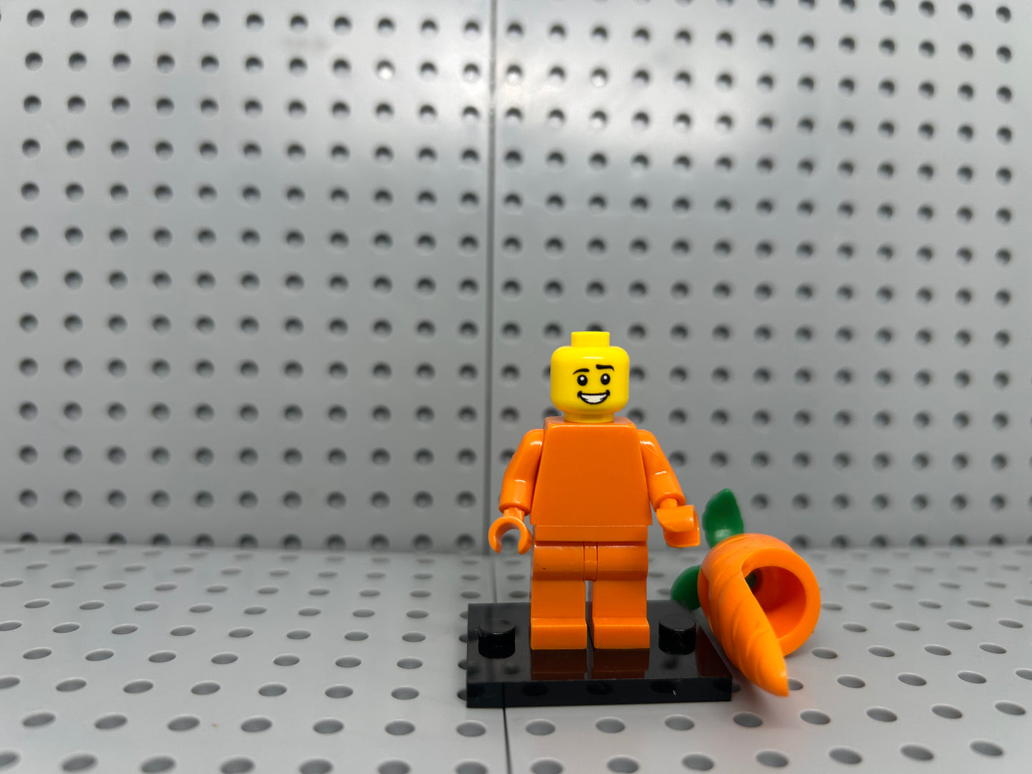Carrot Costume Custom Block-Style Figure