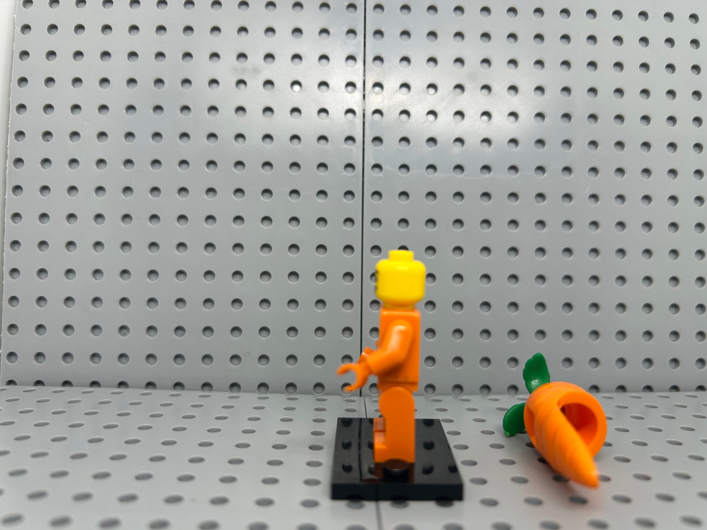 Carrot Costume Custom Block-Style Figure