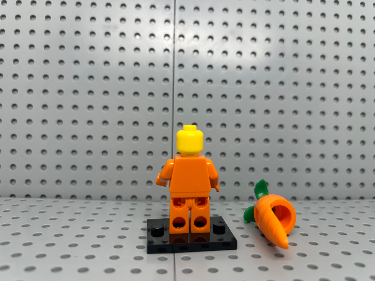 Carrot Costume Custom Block-Style Figure