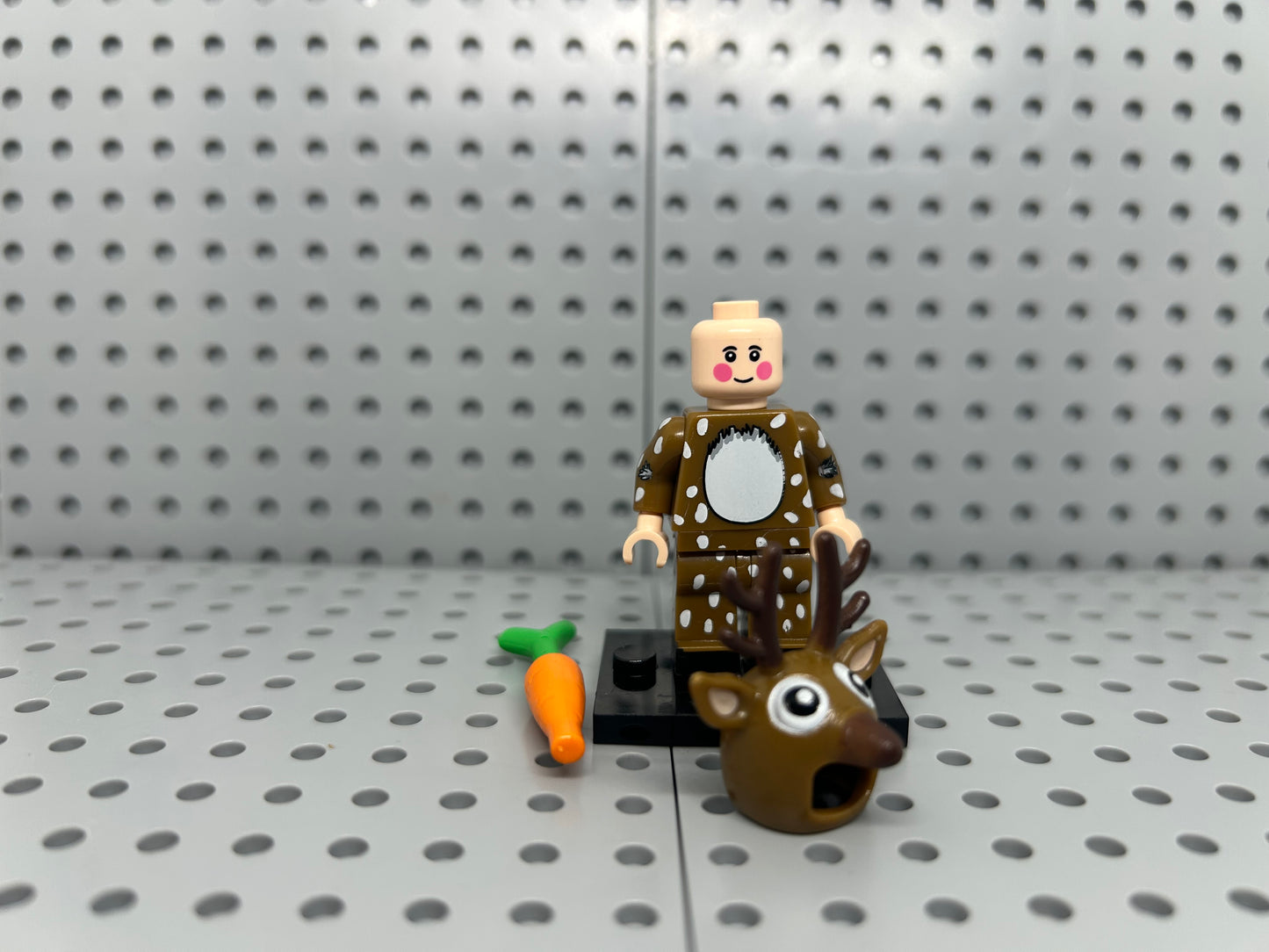 Deer Costume Custom Block-Style Figure