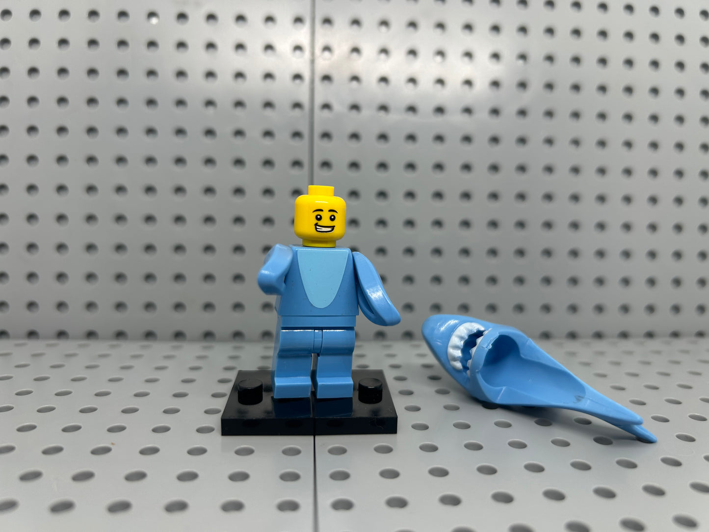 Shark Costume Custom Block-Style Figure
