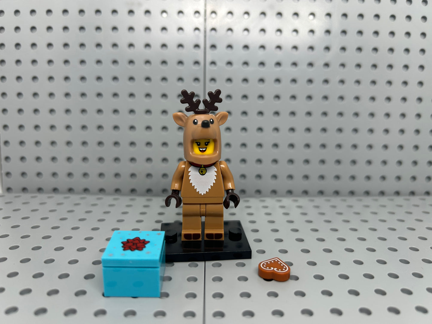 Christmas Costume Reindeer Custom Minifigure