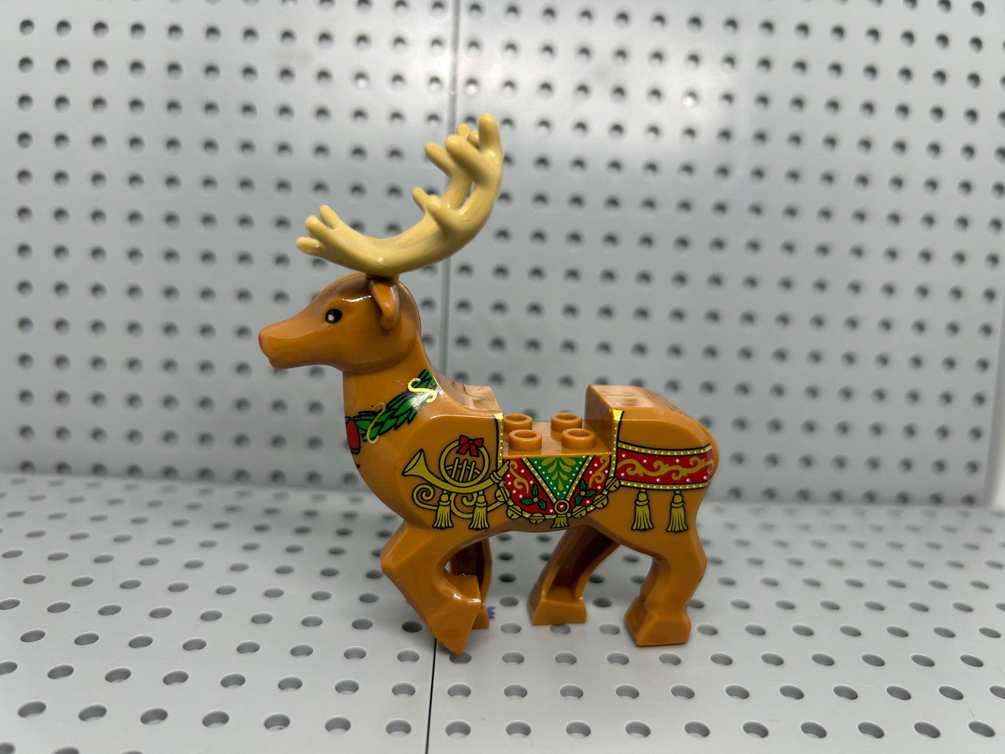 Christmas Reindeer Custom Block-Style Figure
