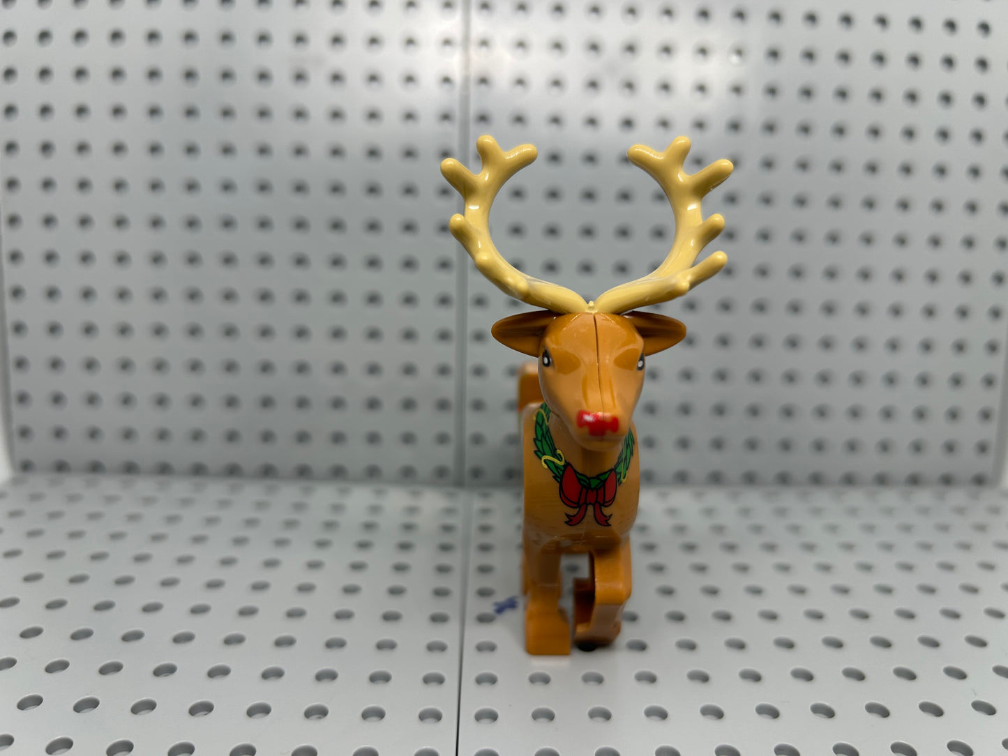Christmas Reindeer Custom Block-Style Figure