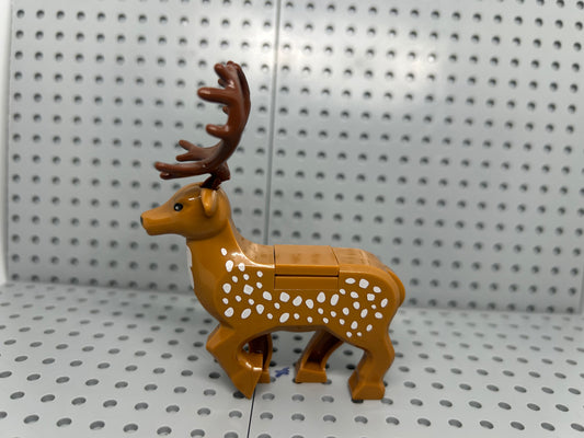 Reindeer Custom Block-Style Figure