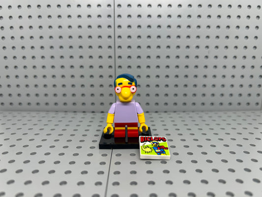 Bluey Milton Custom Block-Style Figure