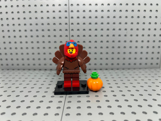 Turkey Costume Custom Block-Style Figure