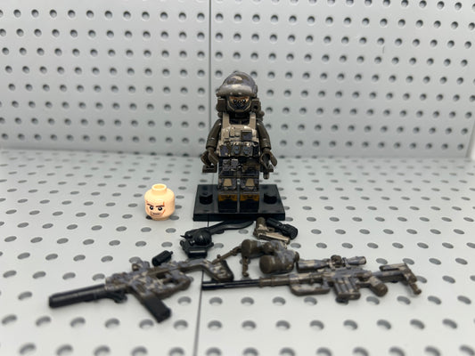 US Multicam Urban Soldier Custom Block-Style Figure