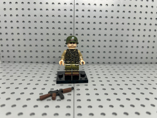 US Army Ranger Captain Custom Block-Style Figure
