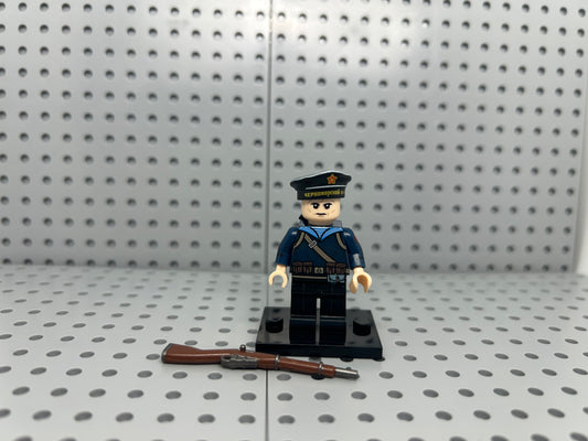 Russian Naval Sailor Custom Block-Style Figure