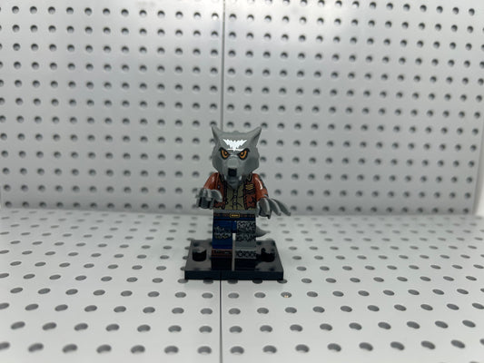 Wolf Man Custom Block-Style Figure