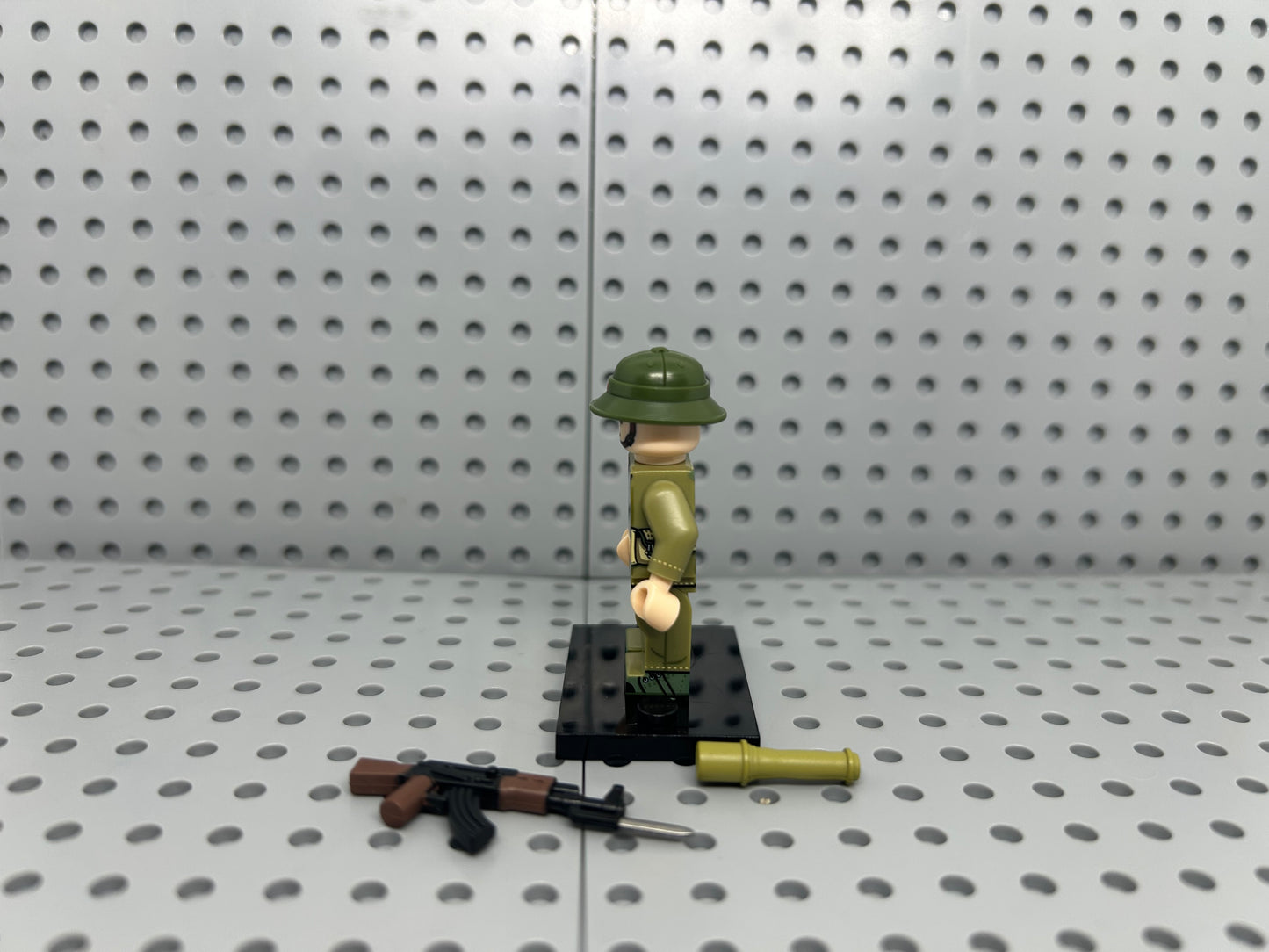 North Vietnam Rifleman Soldier Custom Block-Style Figure