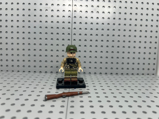 US Army Ranger Rifleman Custom Block-Style Figure