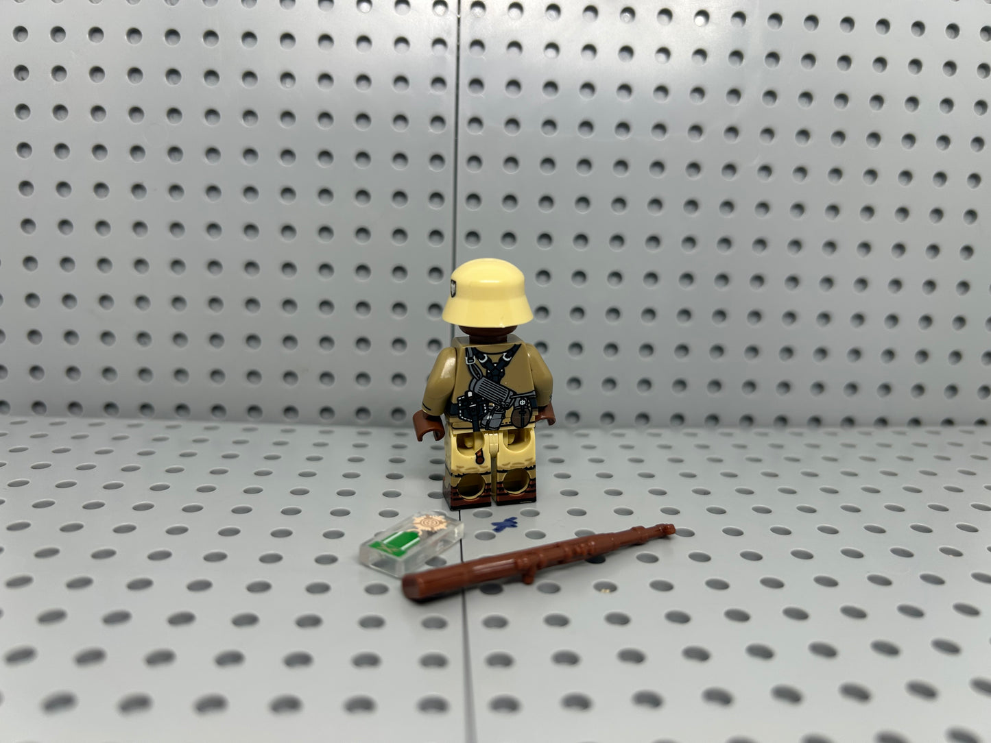 German Afrika Korps Volunteer Soldier Custom Block-Style Figure