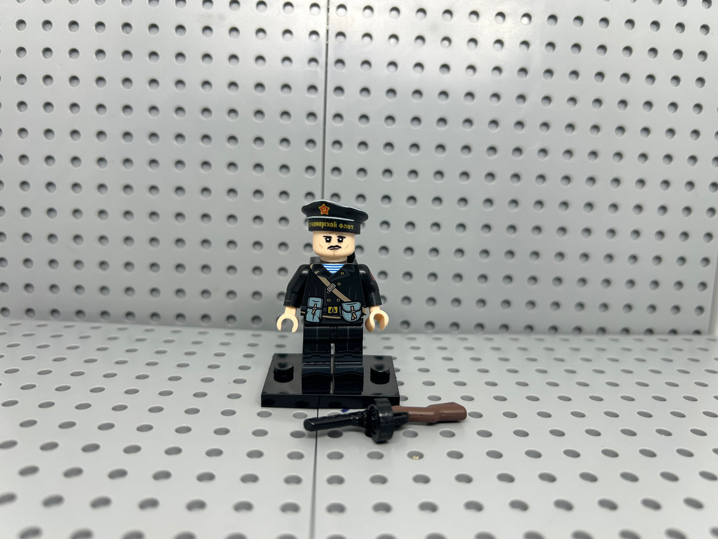 Russian Naval Sailor Custom Block-Style Figure