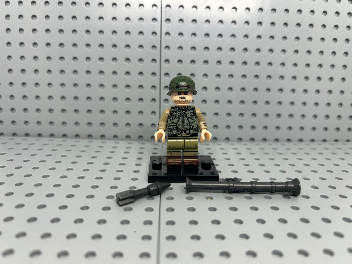 US Army Ranger Bazooka Custom Block-Style Figure
