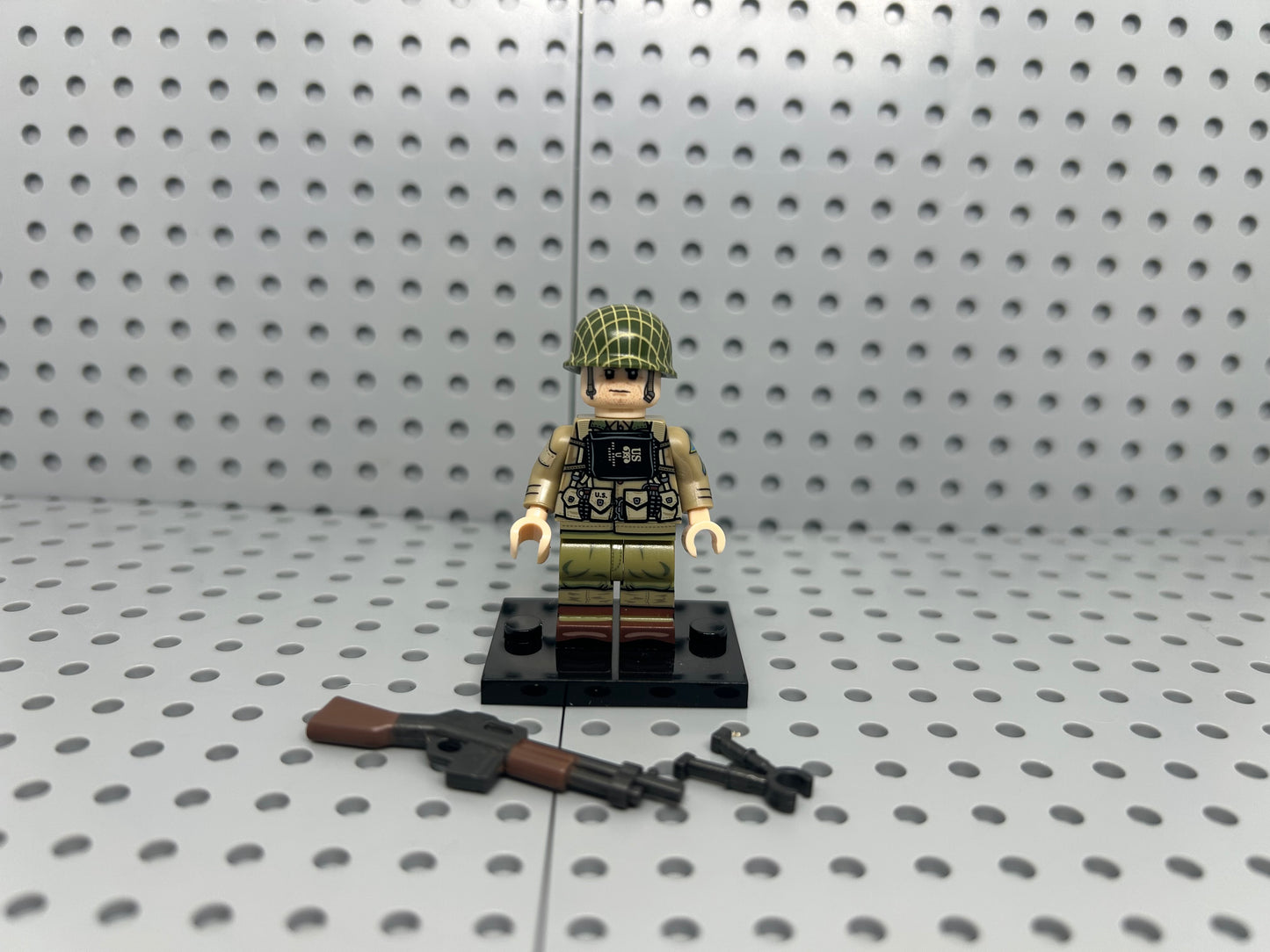 US Army Ranger Bar Custom Block-Style Figure