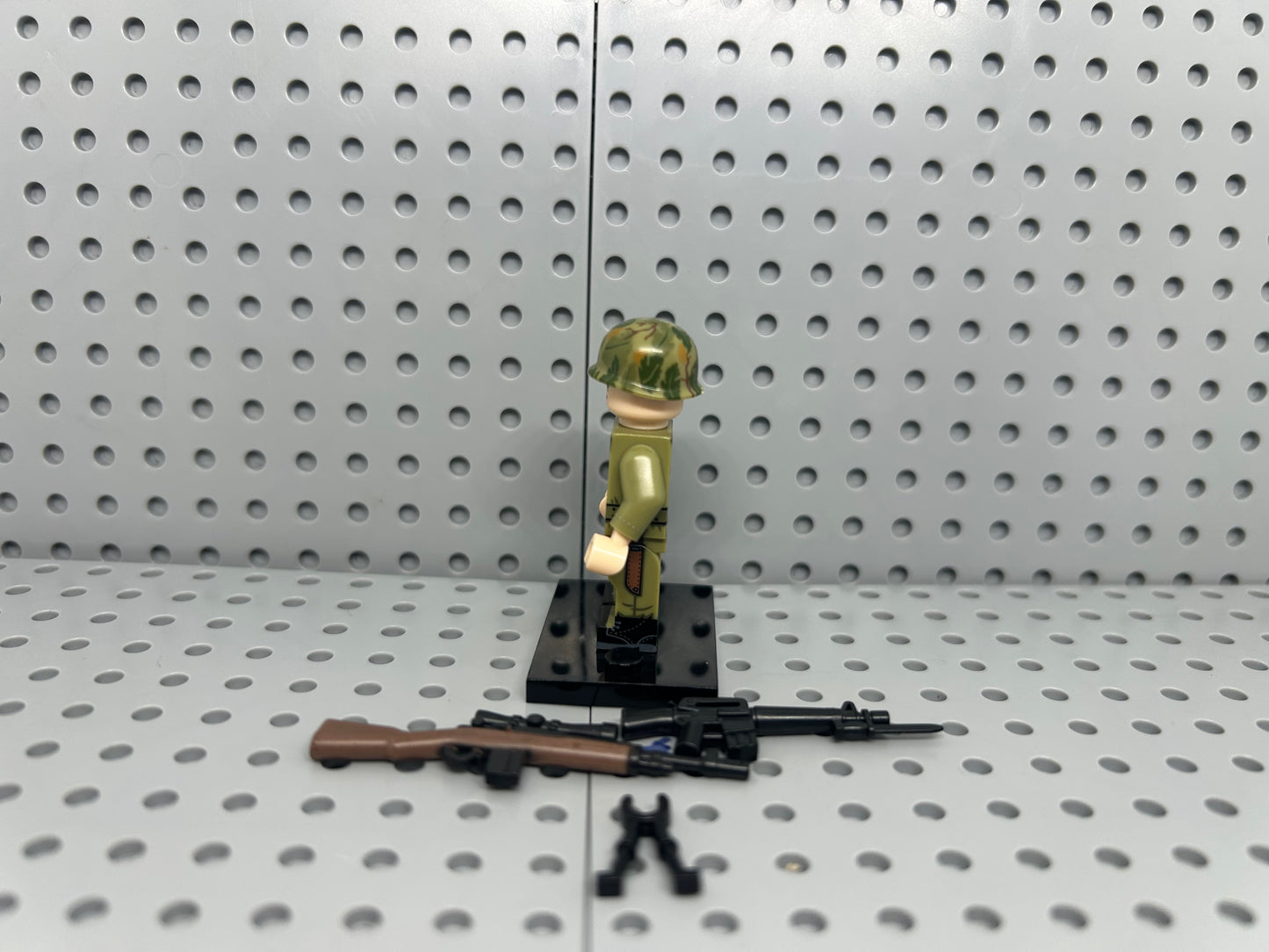 US Vietnam Sniper Soldier Custom Block-Style Figure