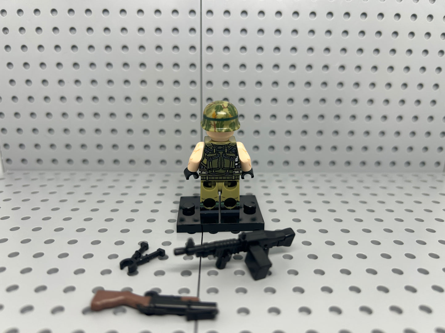 US Vietnam Support Soldier Custom Block-Style Figure
