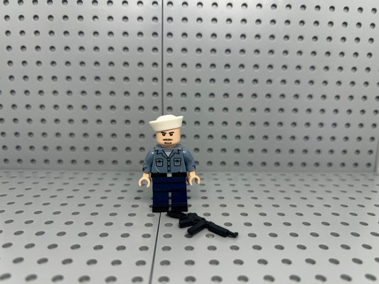 US Navy Sailor  Custom Block-Style Figure