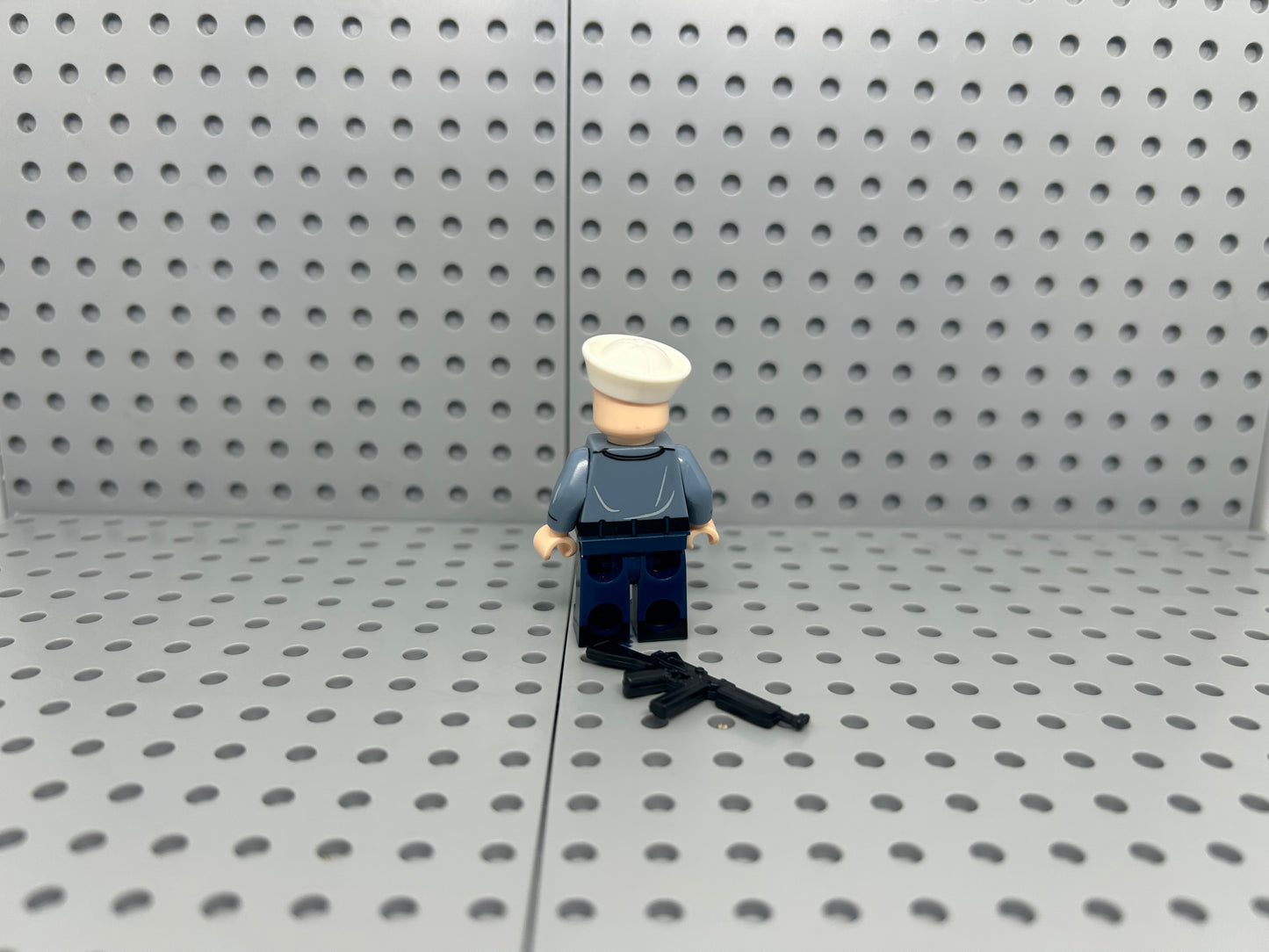 US Navy Sailor  Custom Block-Style Figure