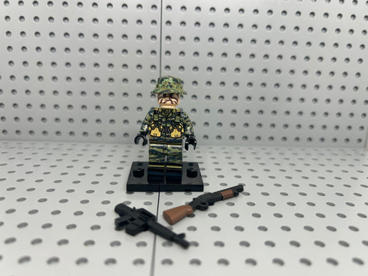 US Vietnam Rifleman Soldier Custom Block-Style Figure