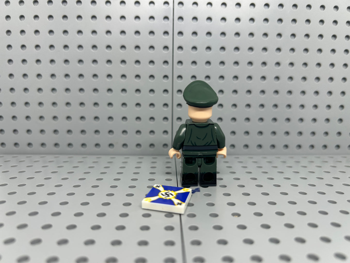 German Officer Custom Block-Style Figure