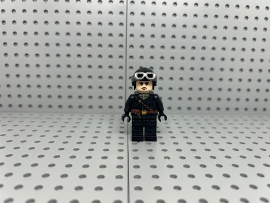 Russian Pilot Custom Block-Style Figure