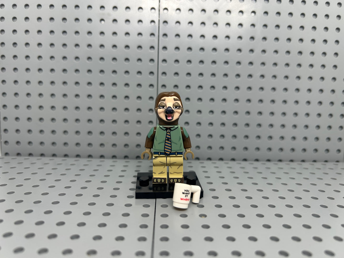 Sloth Office Worker Custom Minifigure
