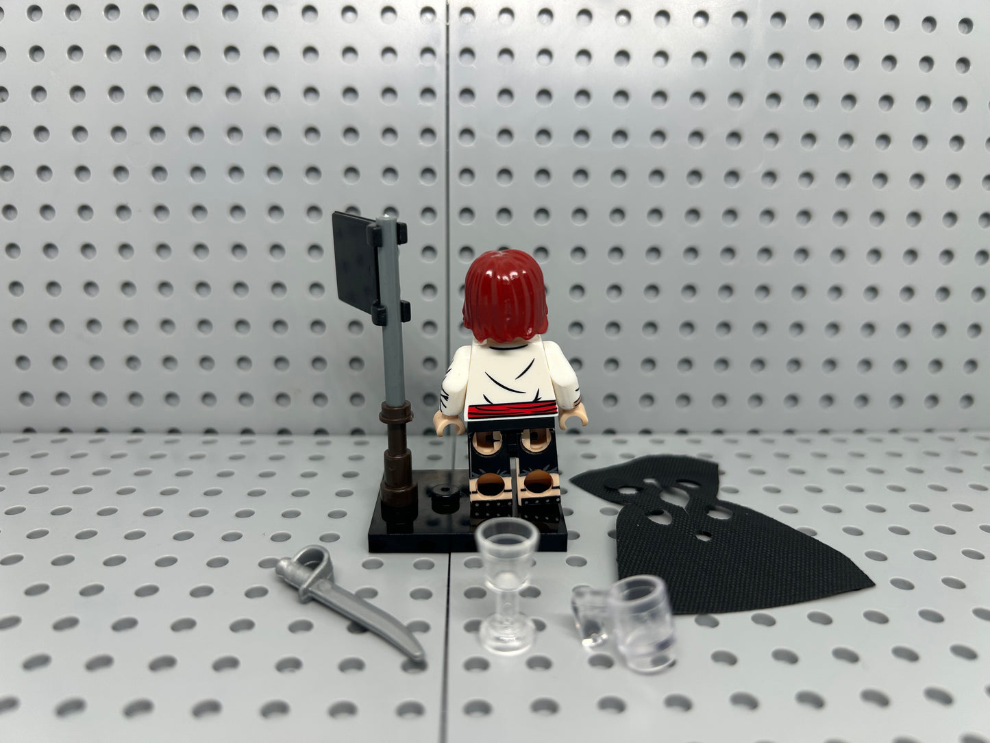 Red Sash Swordsman Custom Minifigure
