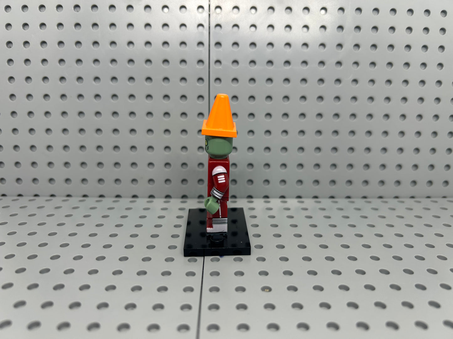 Garden Vs Zombie Cone Zombie Custom Block-Style Figure