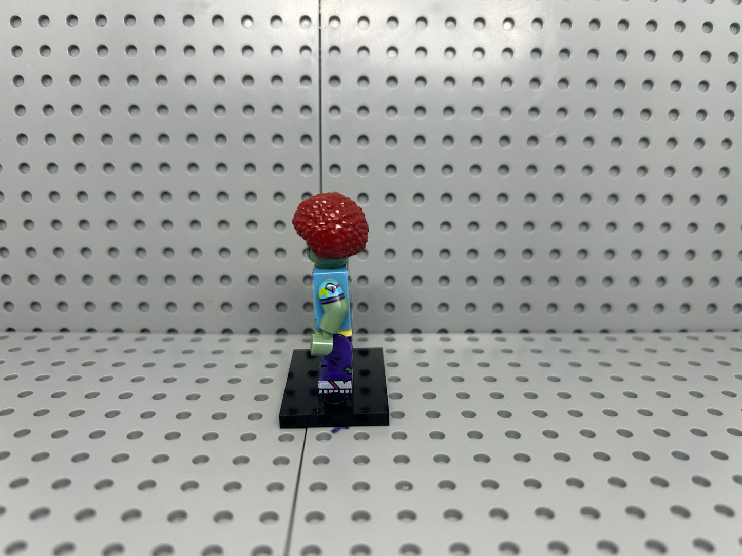 Garden Vs Zombie Red Hair Zombie Custom Block-Style Figure