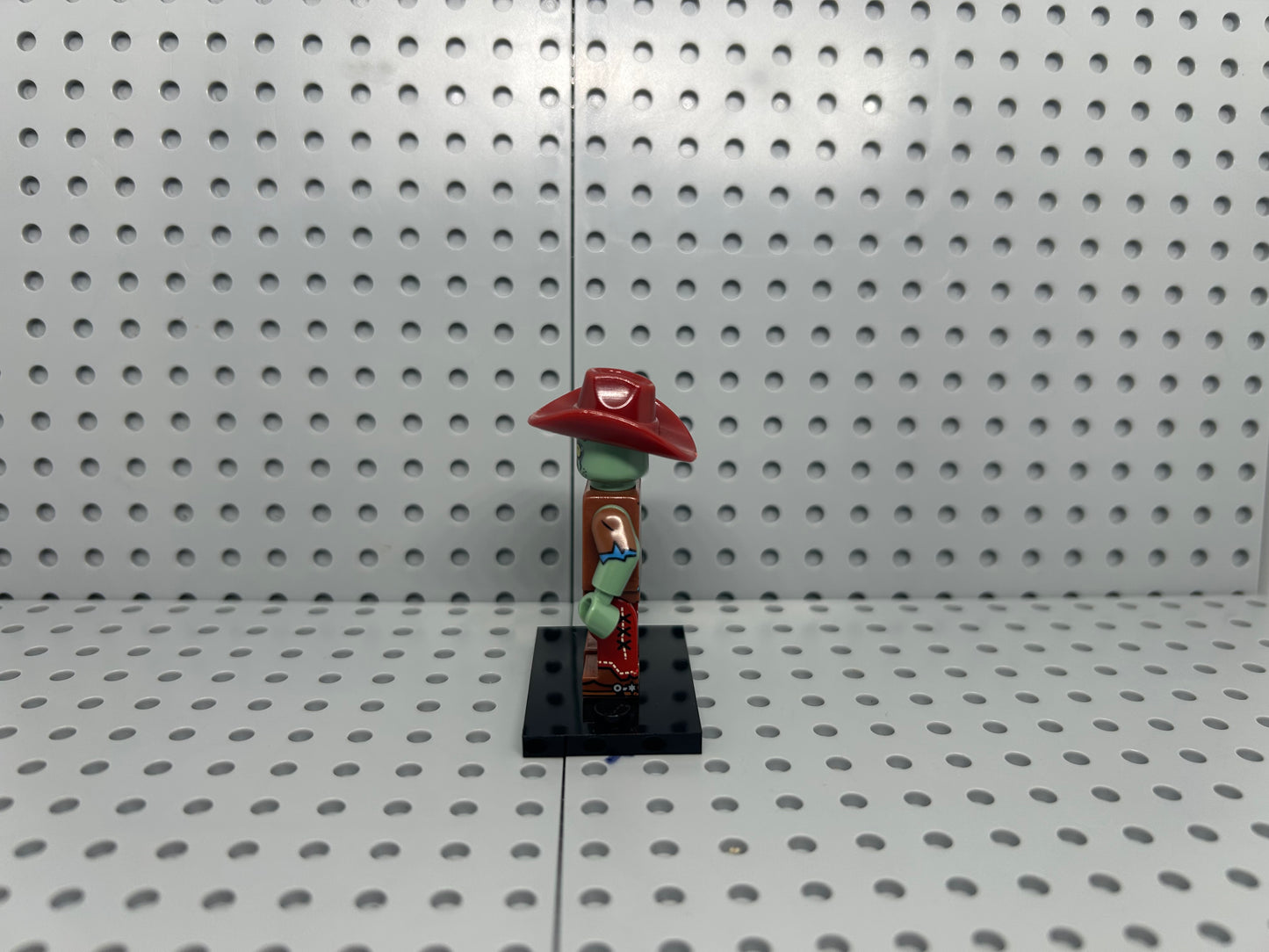 Garden Vs Zombie Cowboy Zombie Custom Block-Style Figure