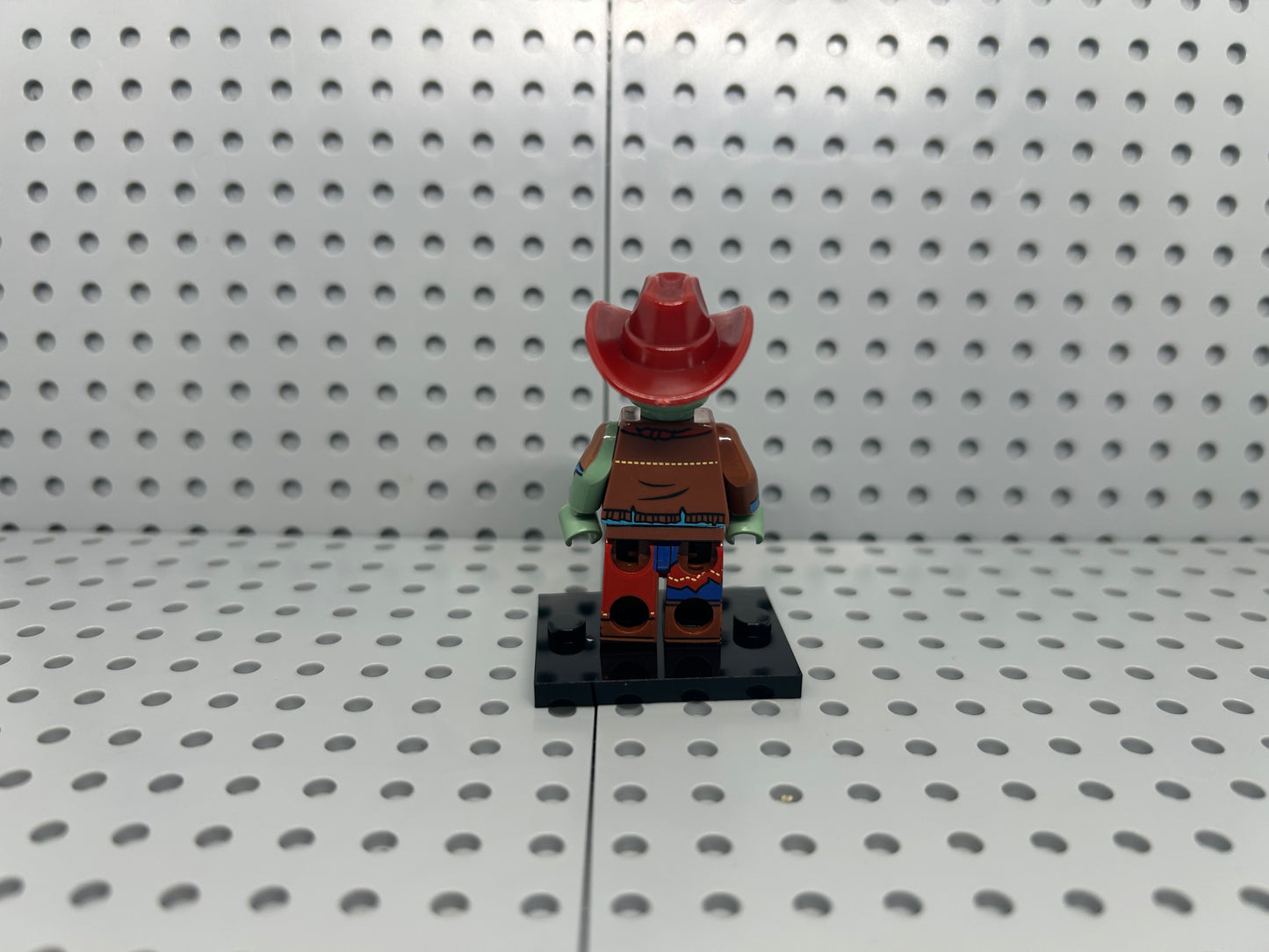 Garden Vs Zombie Cowboy Zombie Custom Block-Style Figure