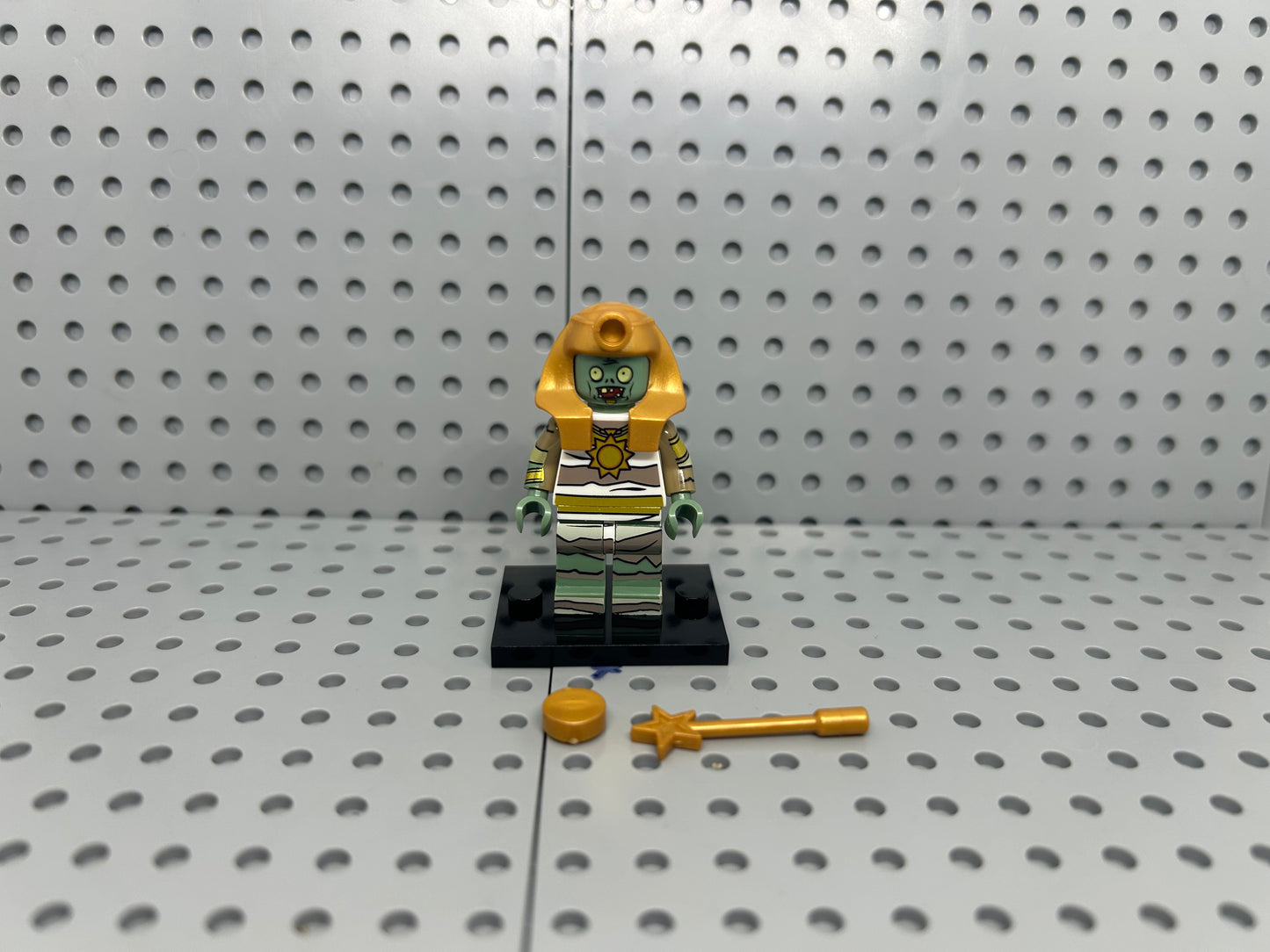 Garden Vs Zombie Egyptian Zombie Custom Block-Style Figure