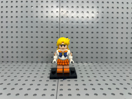 Crimson Flame Guardian Custom Minifigure