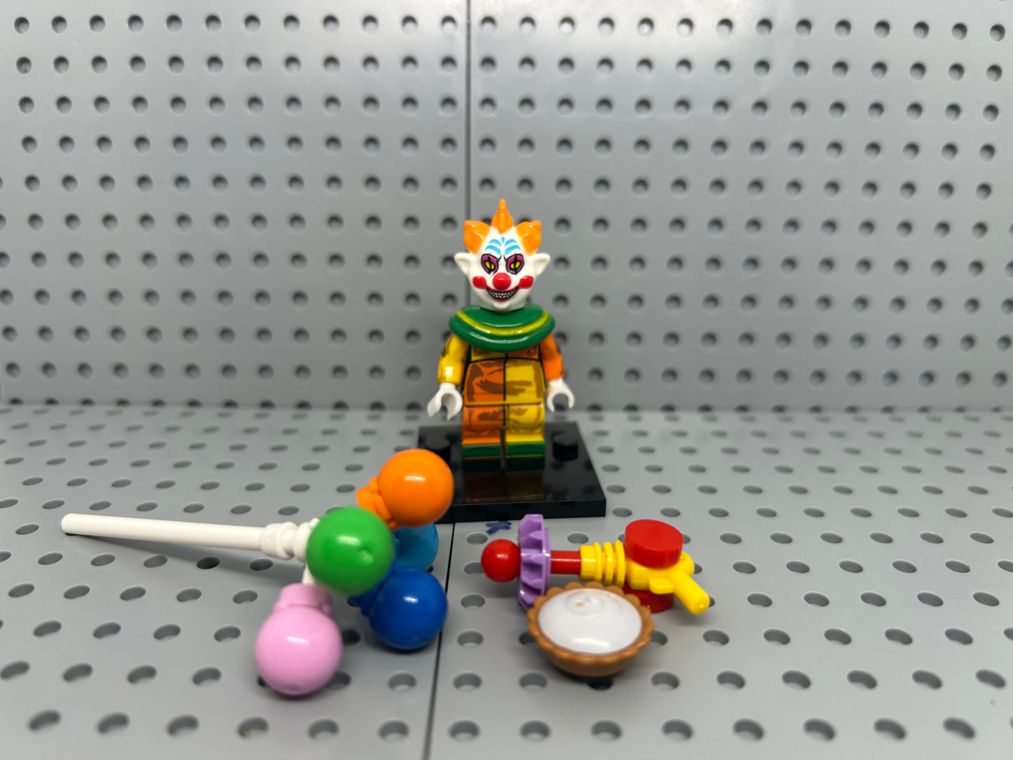 Twisted Funhouse Clown Custom Block-Style Figure