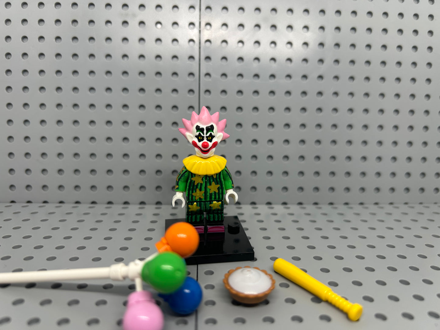 Neon Grin Terror Custom Block-Style Figure