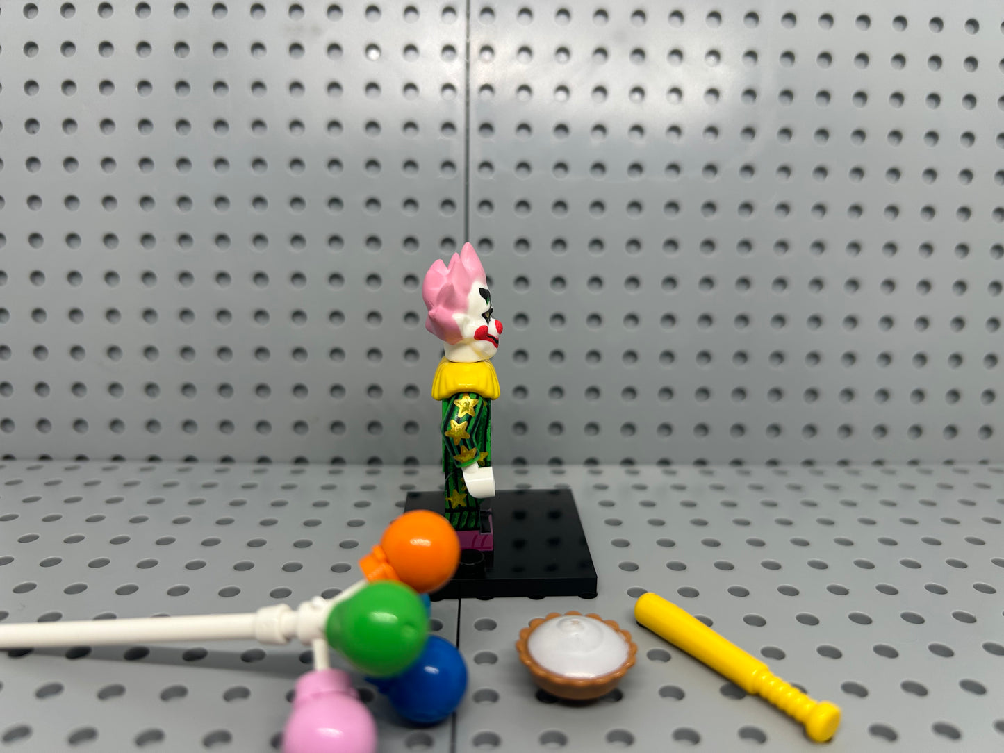 Neon Grin Terror Custom Block-Style Figure