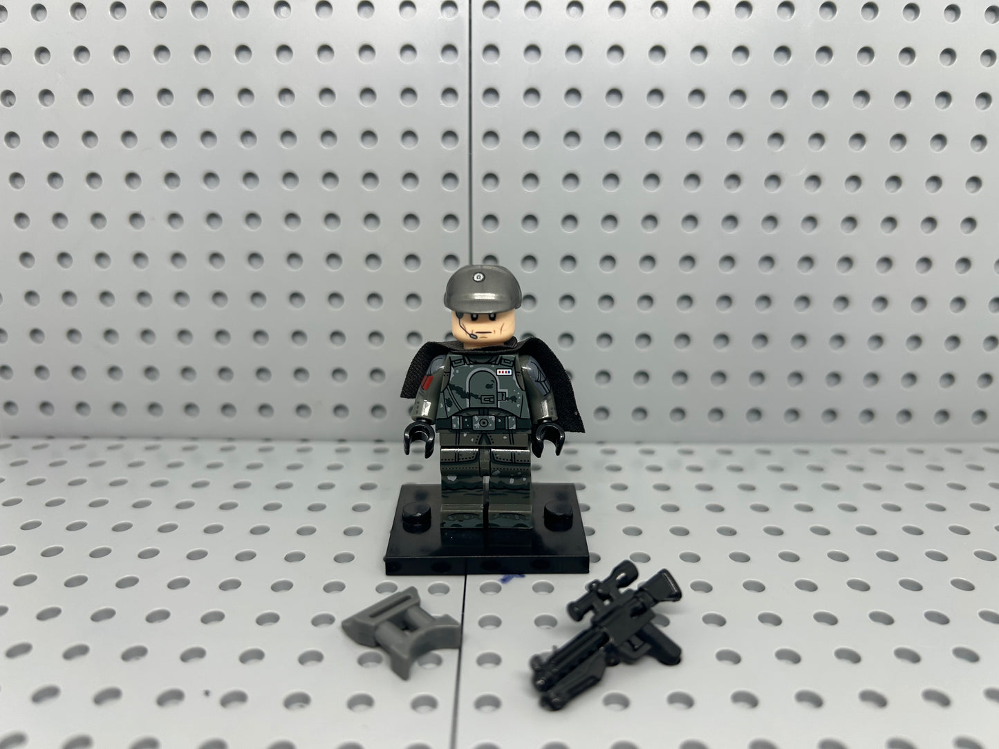Galactic Officer Mud Soldier Custom Block-Style Figure