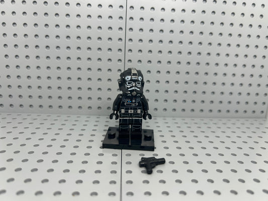 Galactic Fighter Pilot Custom Block-Style Figure