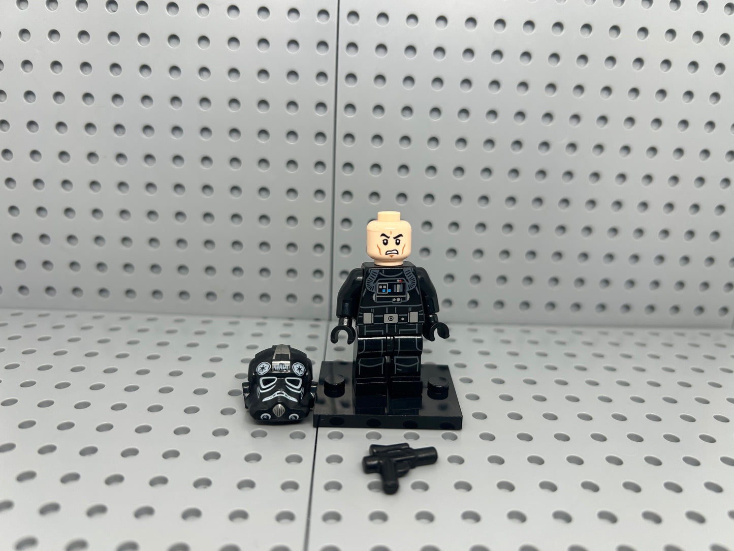 Galactic Fighter Pilot Custom Block-Style Figure