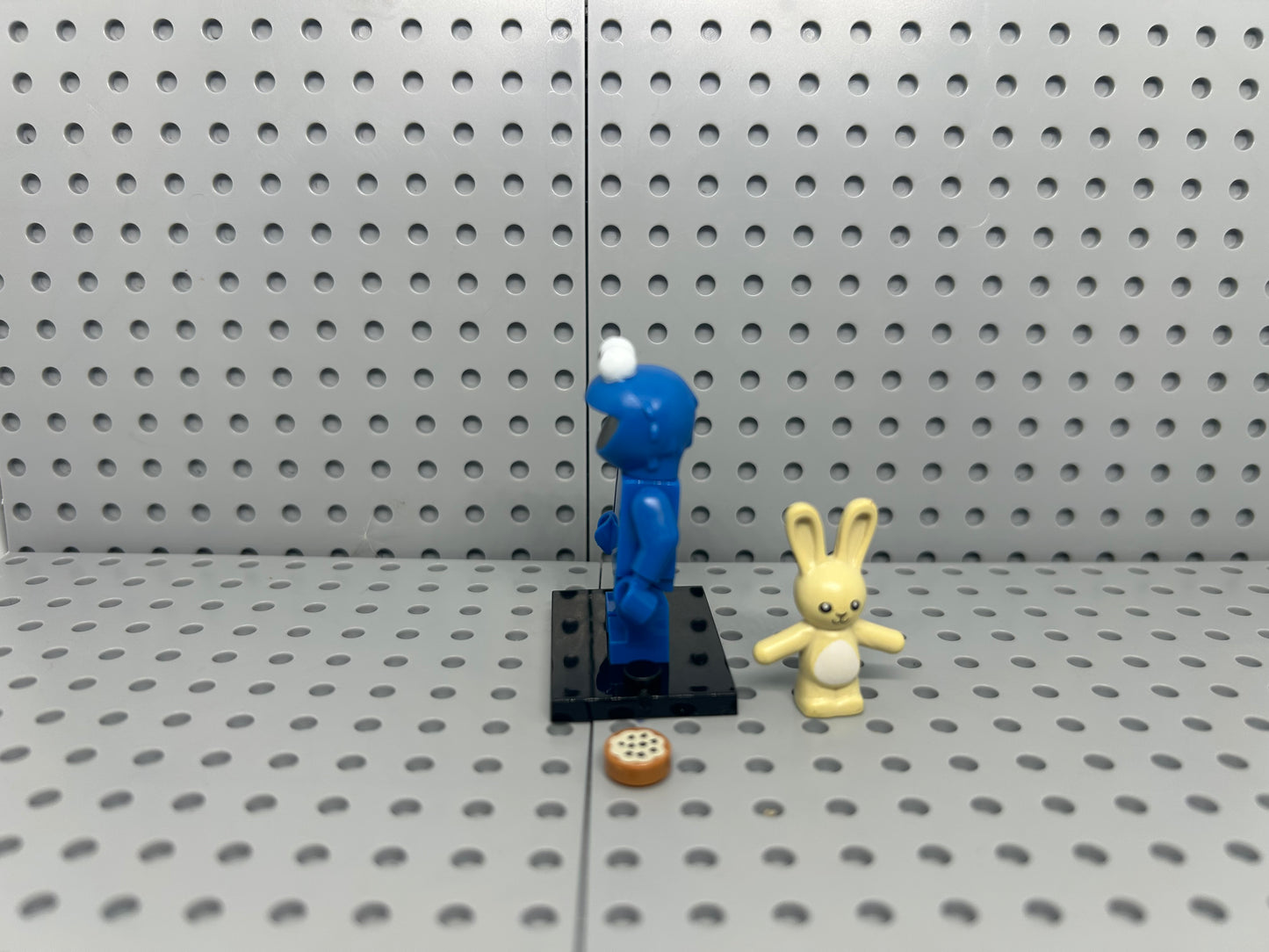 Blue Monster Custom Minifigure