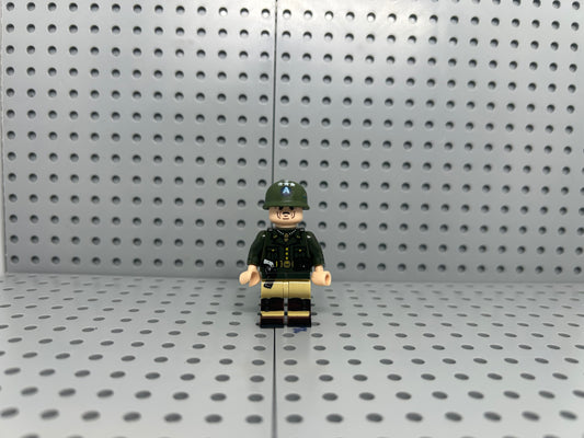 Gorge S Patton Custom Block-Style Figure