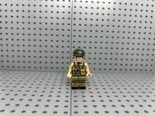 US Army Captain Custom Block-Style Figure