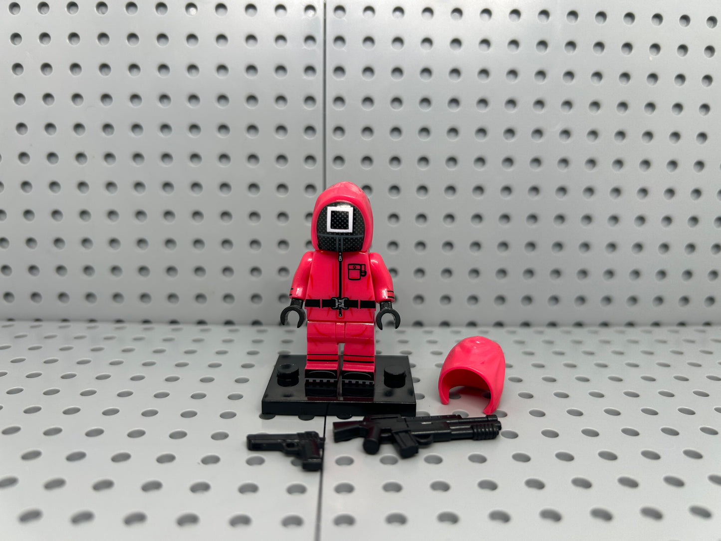 Game Contestant Guard Custom Minifigure