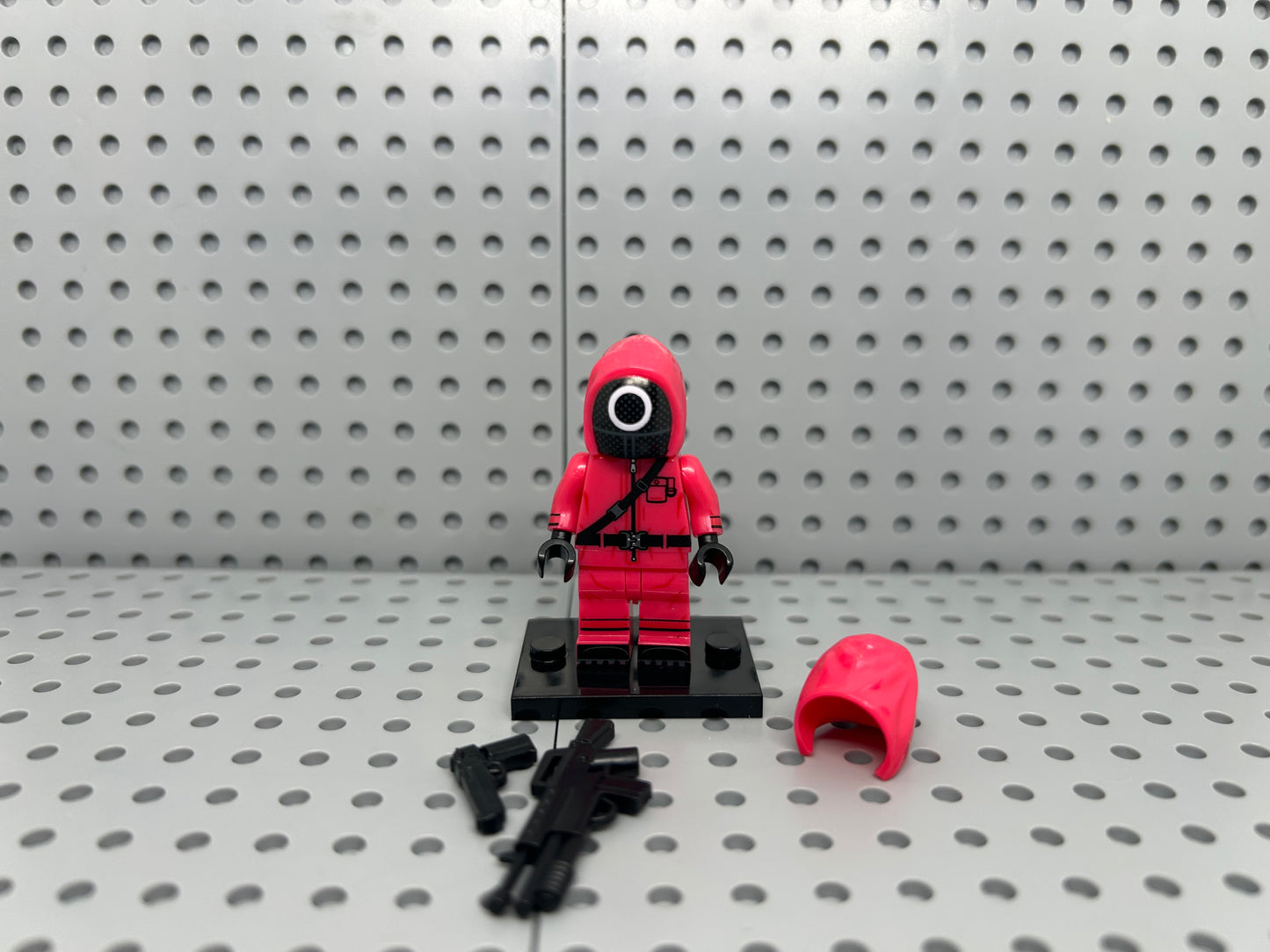 Game Contestant Guard Custom Minifigure