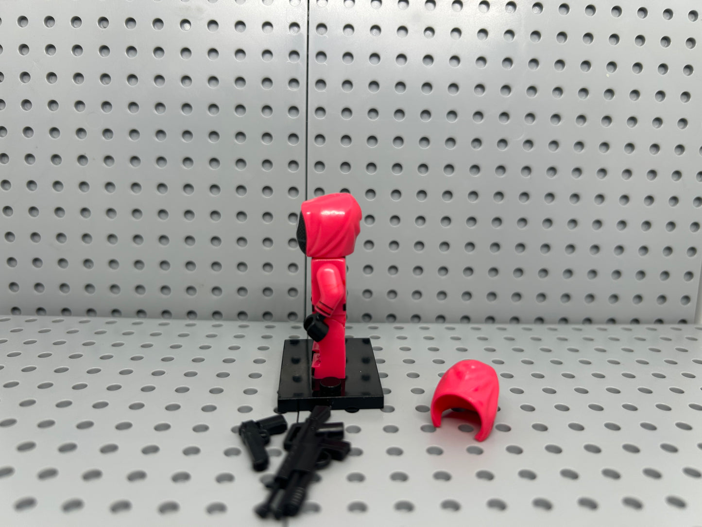 Game Contestant Guard Custom Minifigure