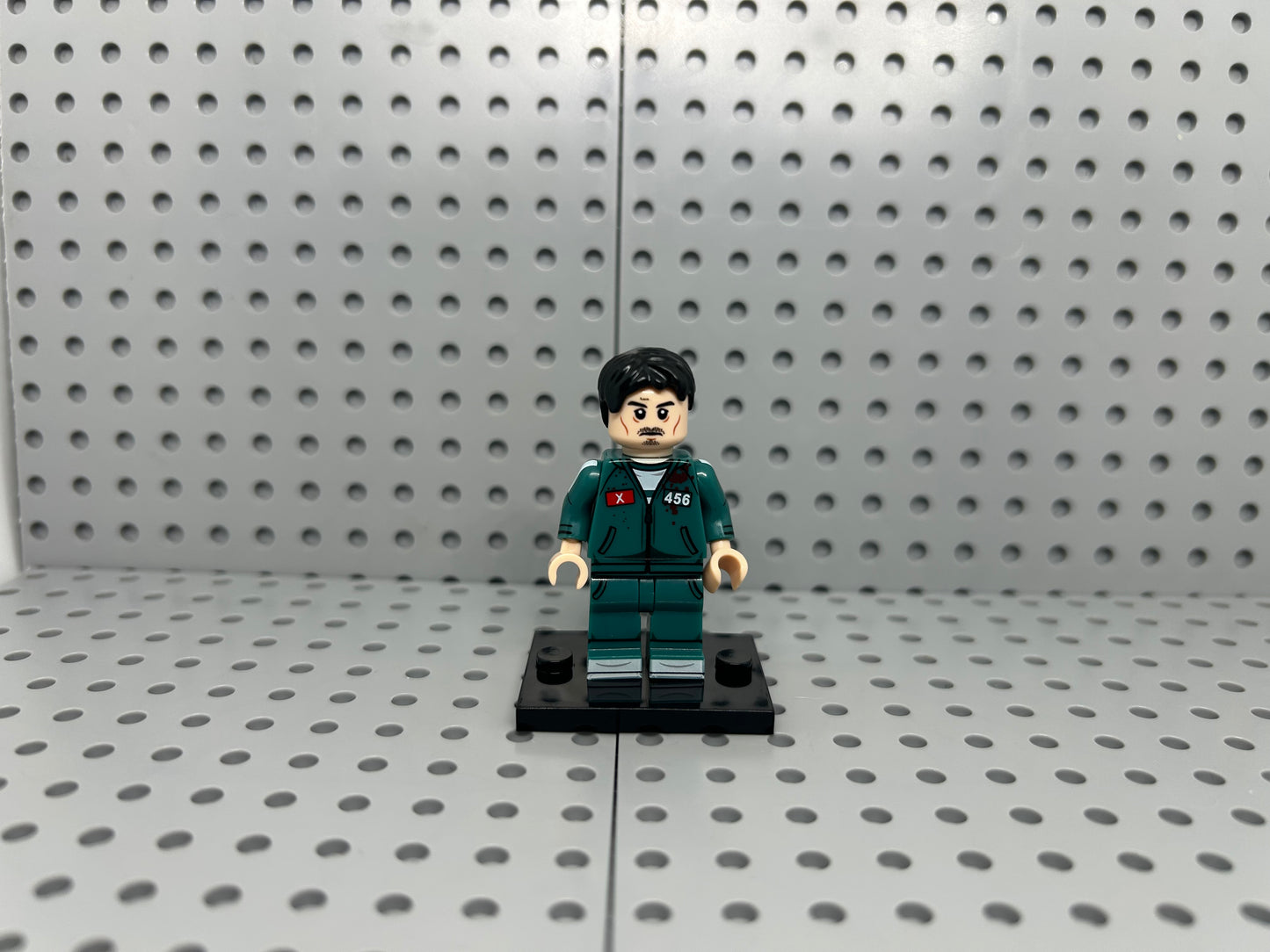 Game Contestant 456 Custom Block-Style Figure